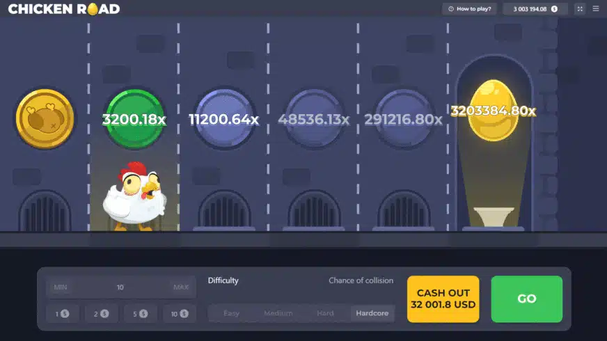 Chicken Crossのデモ版.